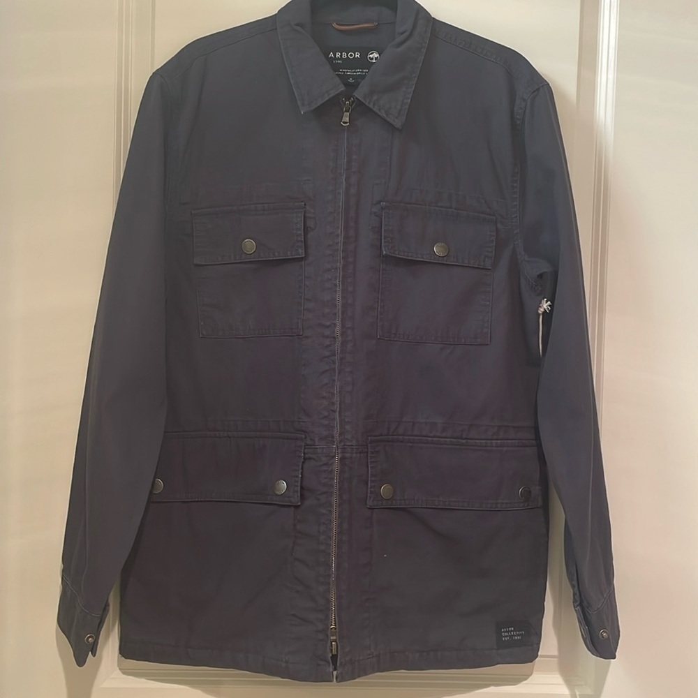 Arbor Collective canvas twill zip jacket